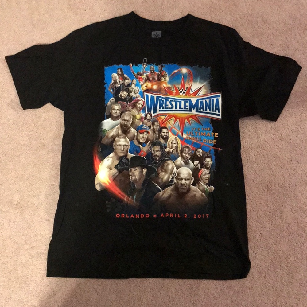 WWE Wrestlemania 33 Card Shirt